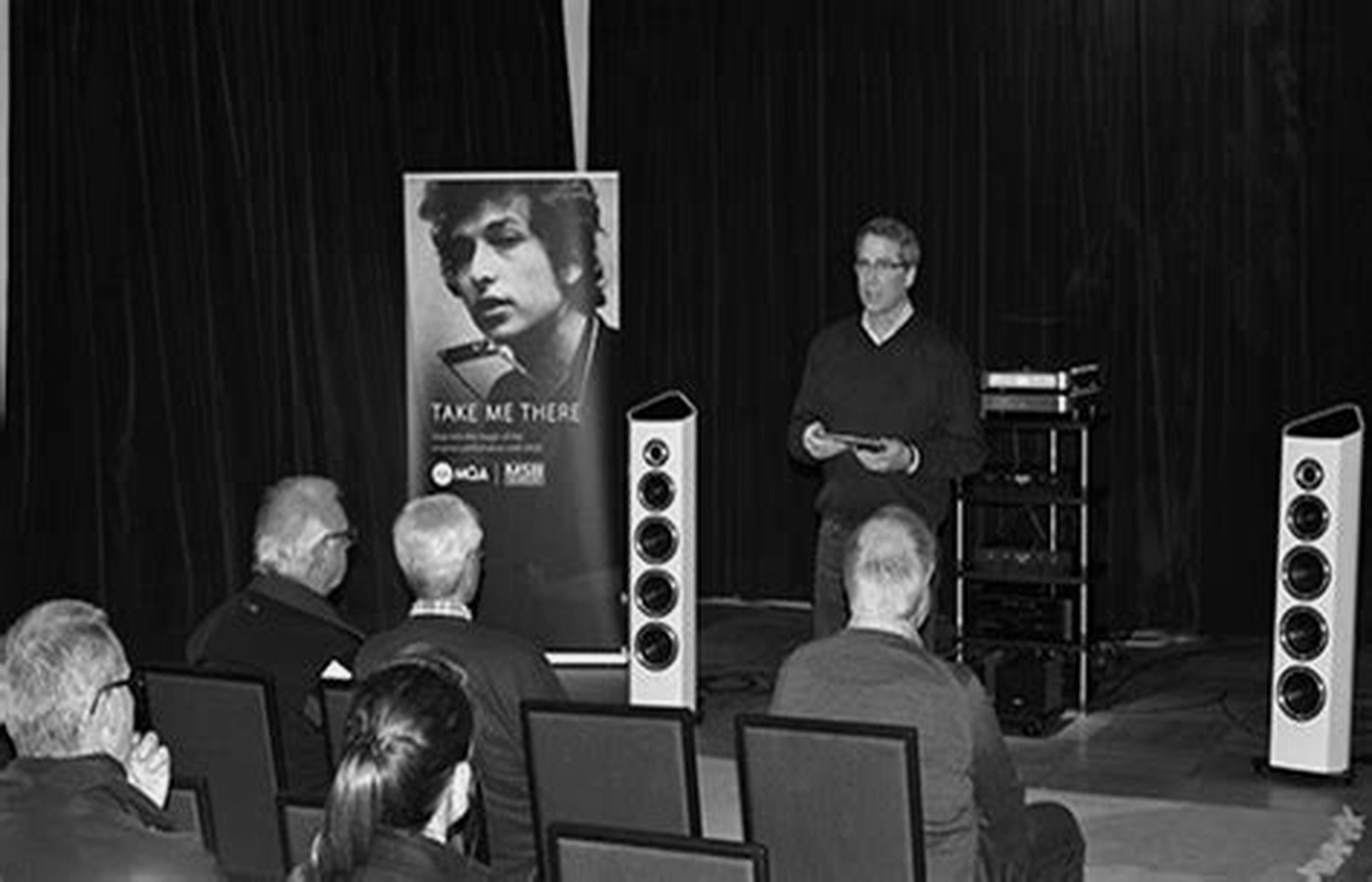 Speaking at audio conference